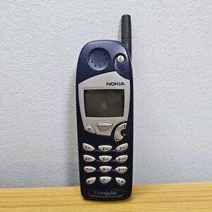 Nokia 5165 Blue Cingular+ Wireless Cellular Phone Untested - Vintage
